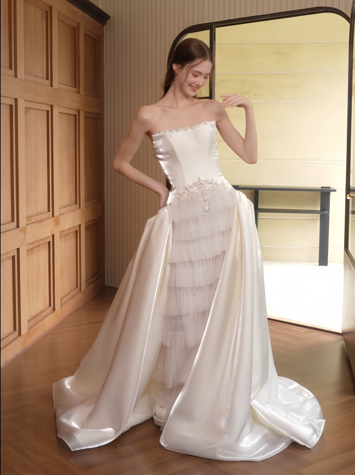 Satin Wedding Dress